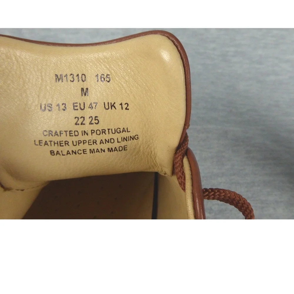 Samuel Hubbard Dress Fast Mens 13 M Cognac Leather Oxford Shoes M1310-165